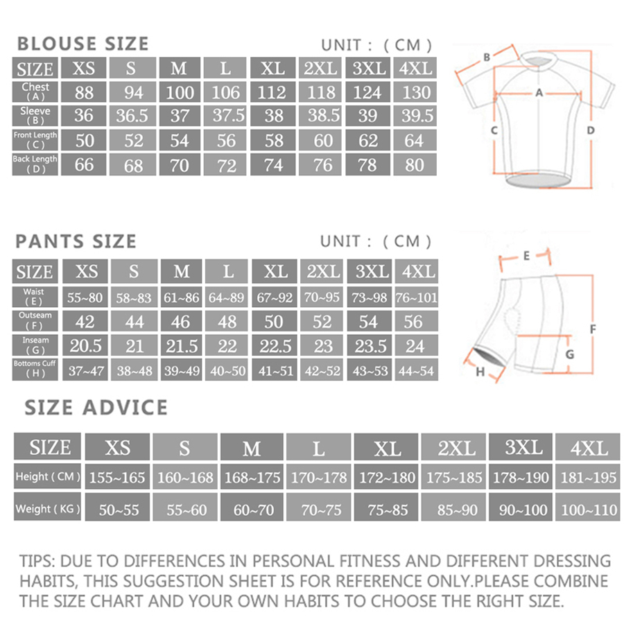 Conjunto de ropa para ciclismo - Cycling Gear Brands reseña y precio