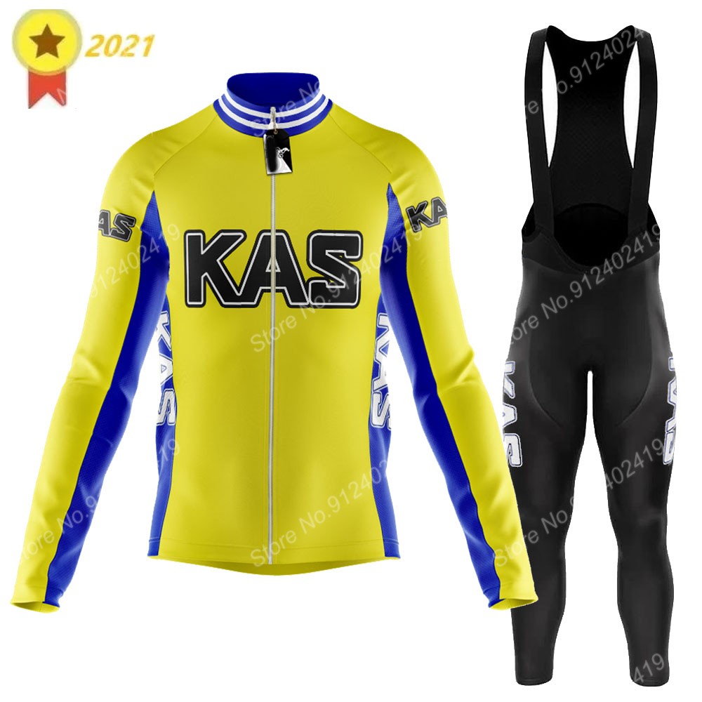 KAS Team-Conjunto de ropa de c - Cycling Gear Jersey reseña y precio